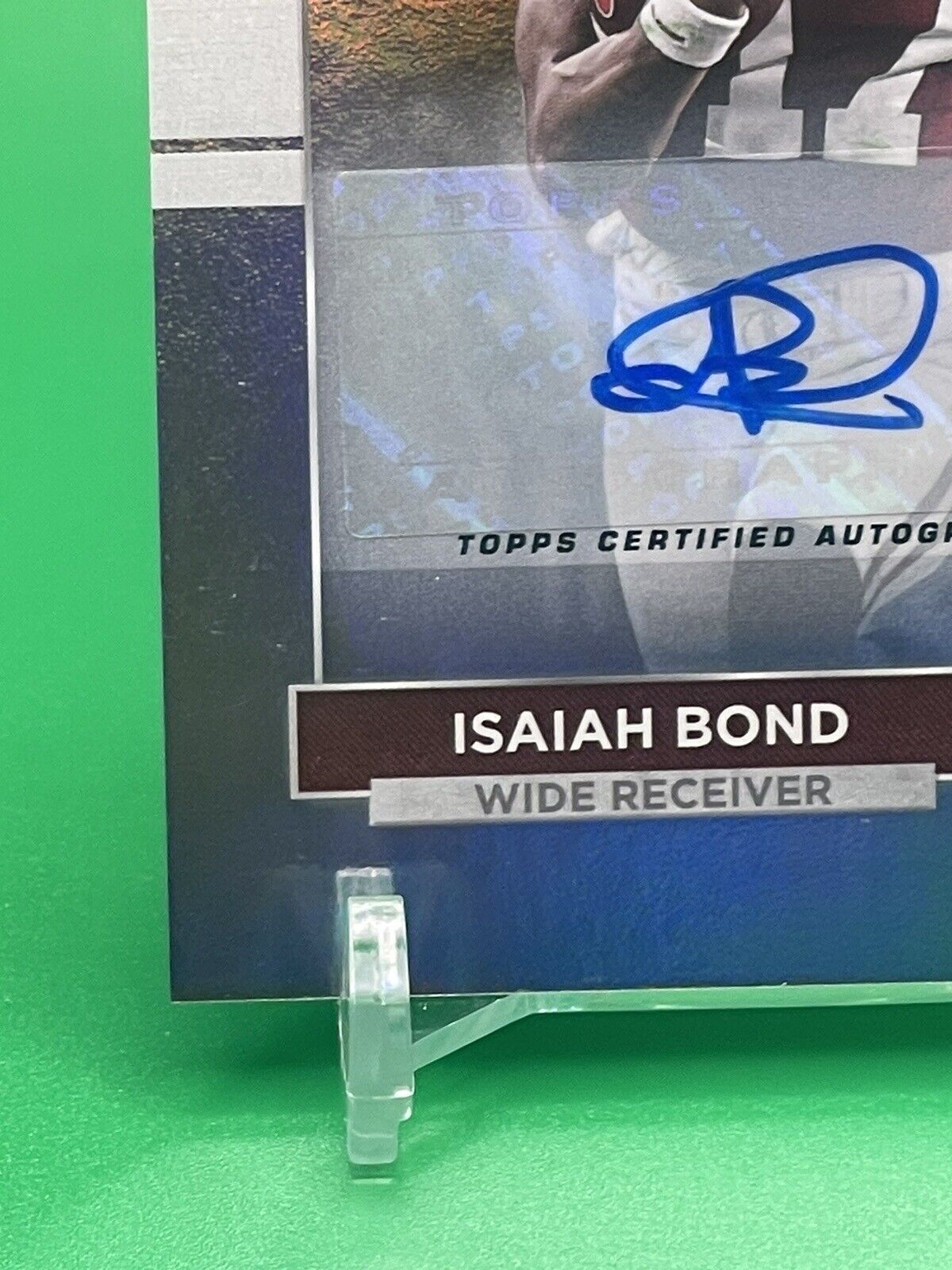 2023 Bowman U Alabama ISAIAH BOND Rainbow Foil AUTO 29/99 LONGHORNS