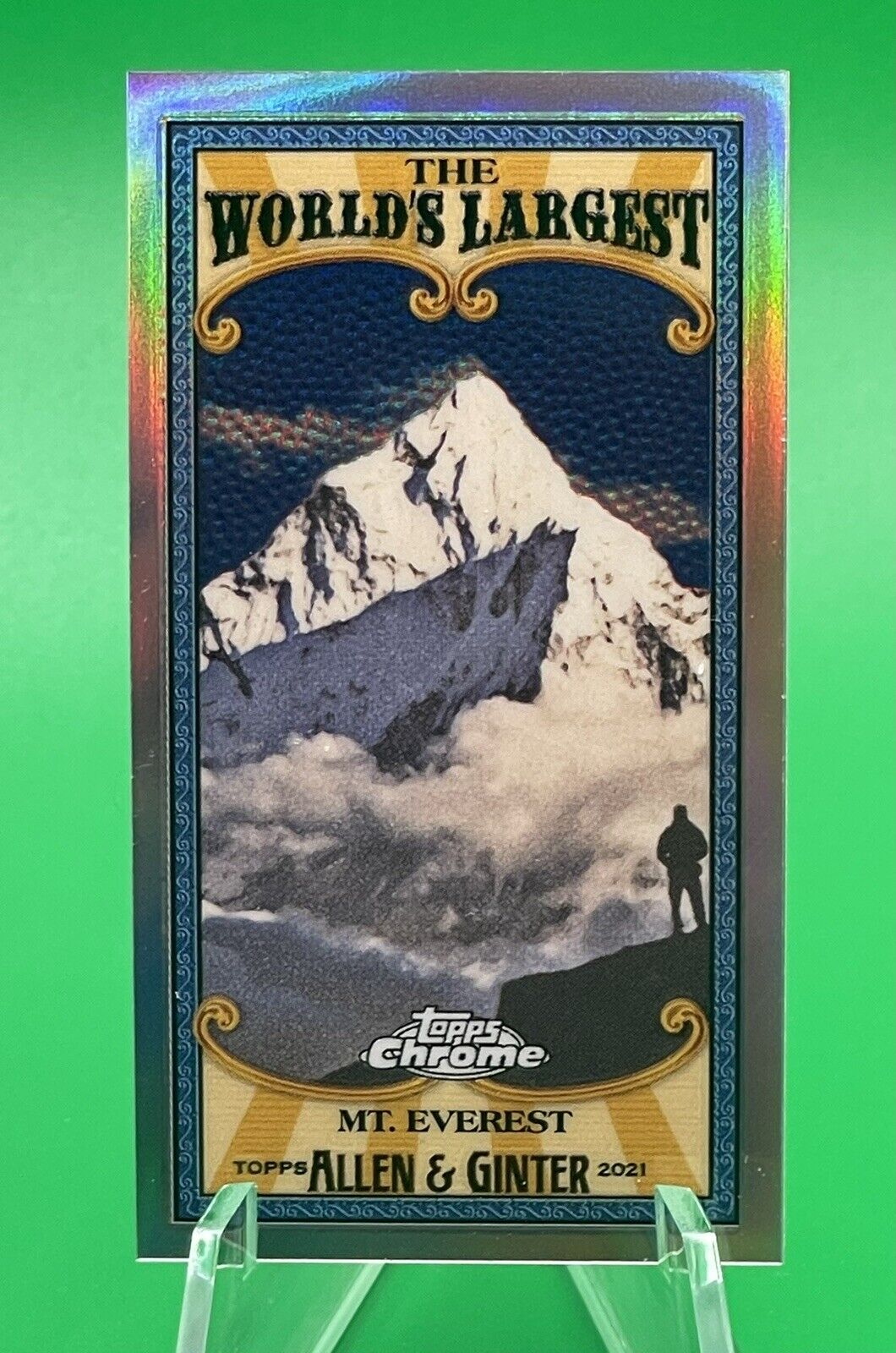 2021 Topps Allen & Ginter Chrome The World's Largest MT EVEREST #MWL-15