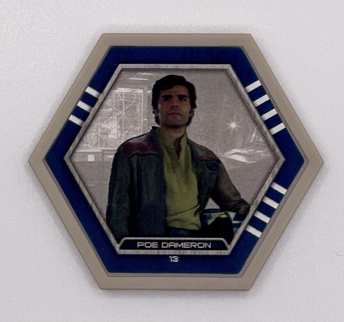 2015 Topps Star Wars Galactic Connexions #13 POE DAMERON Common Grey