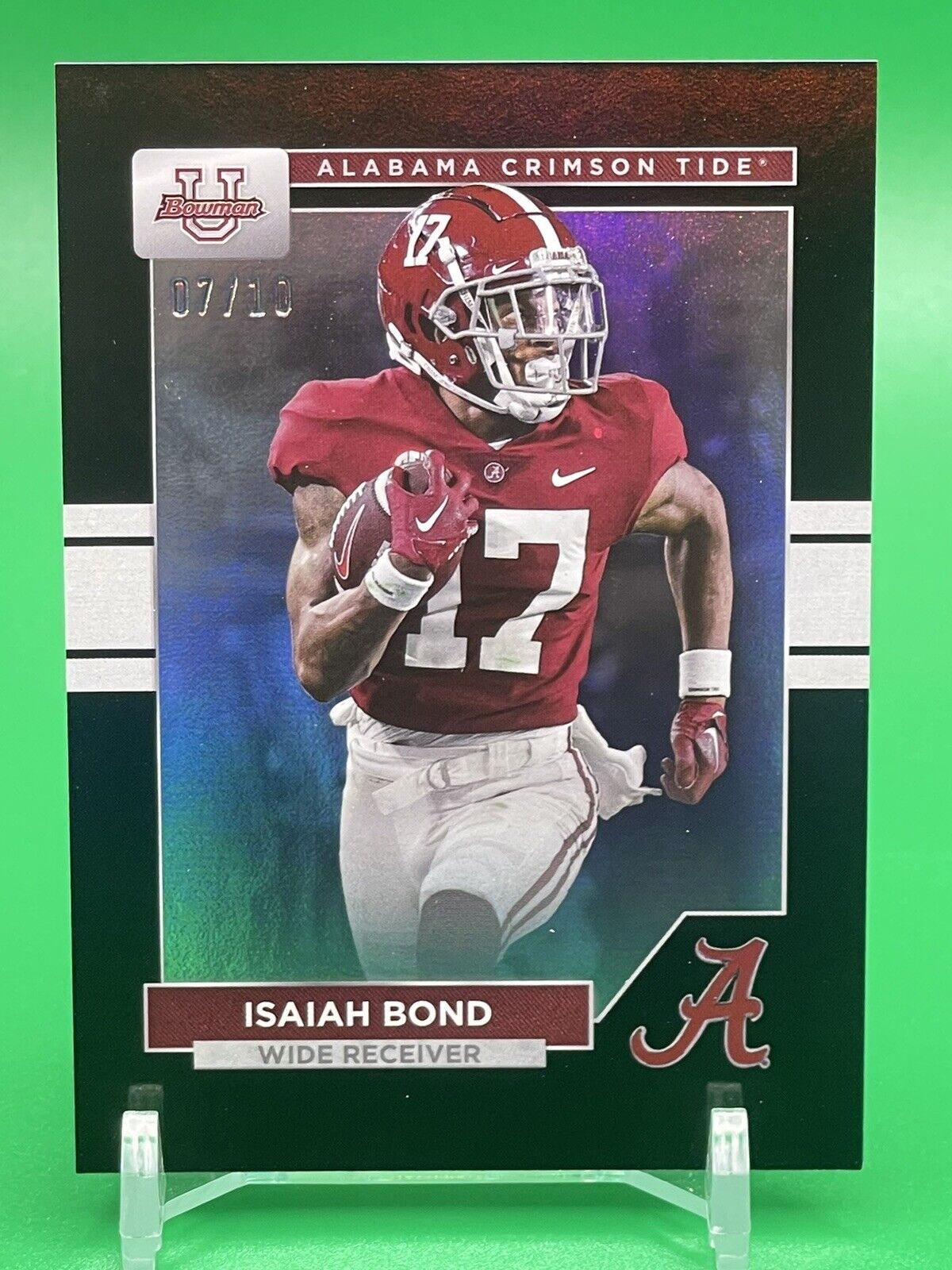 2023 Bowman U Alabama ISAIAH BOND Black Foil 7/10 LONGHORNS