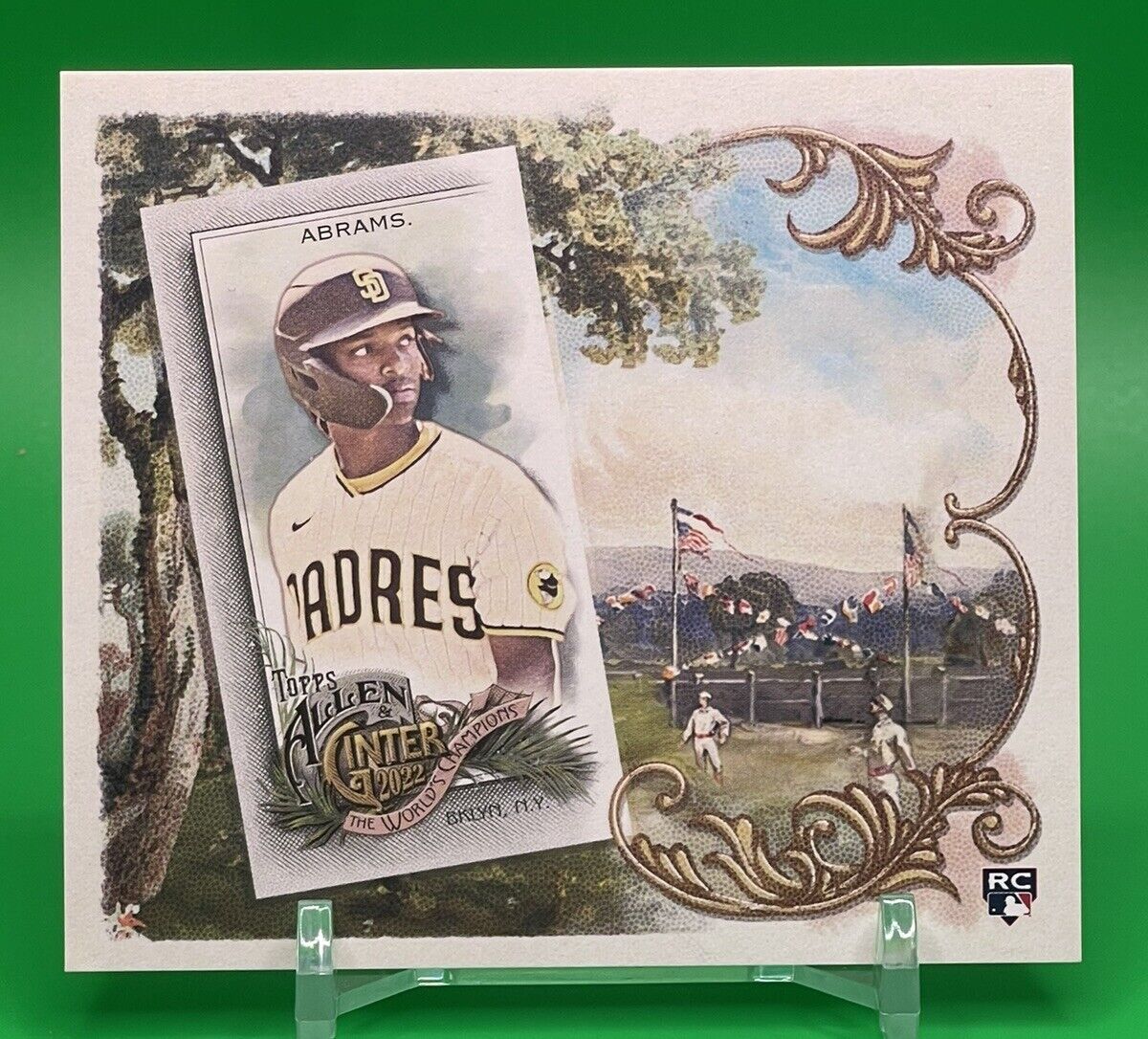 2022 Topps Allen & Ginter CJ ABRAMS N43 Box Topper N43B-18 San Diego Padres