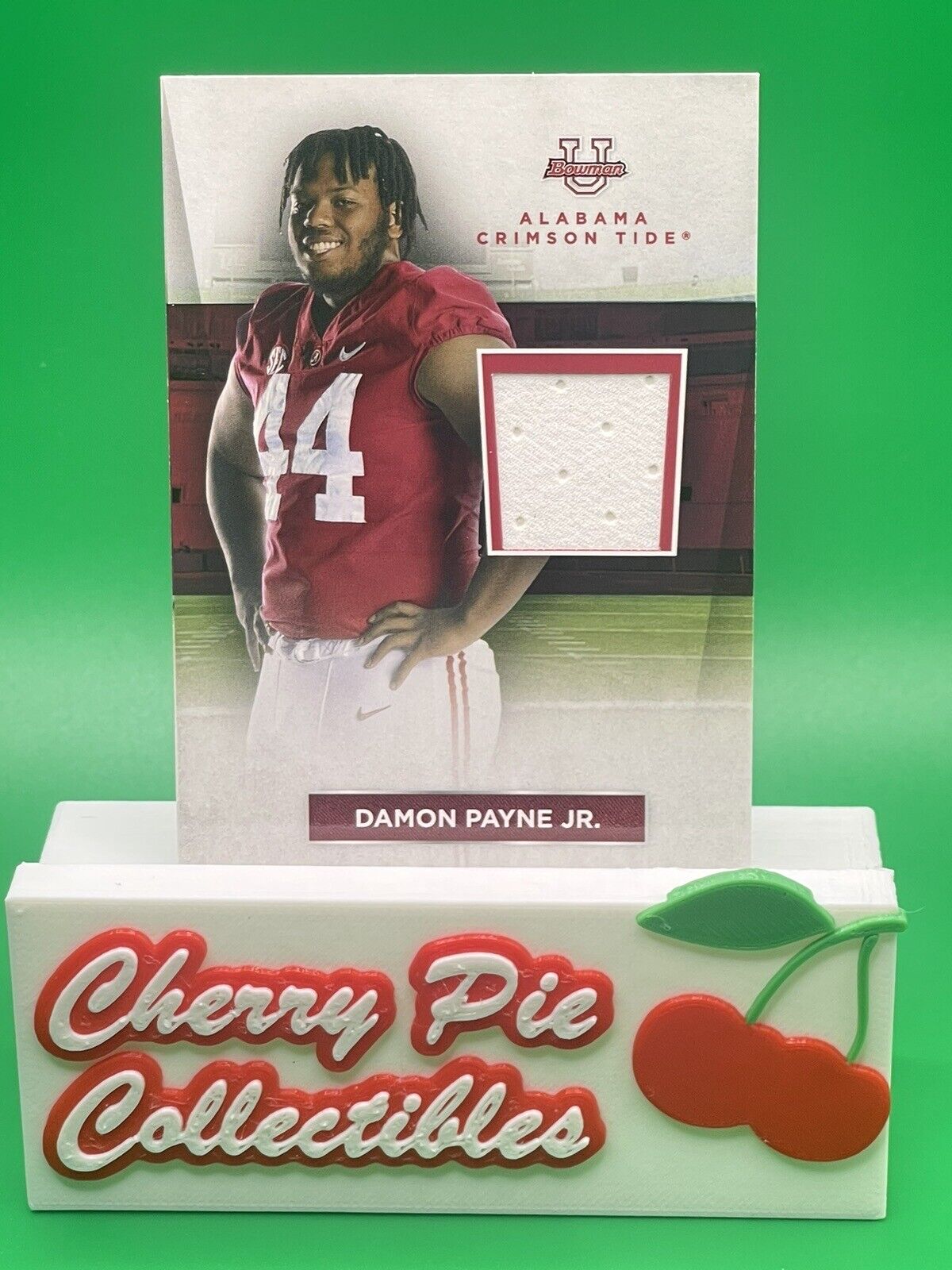 2023 Bowman U Alabama Crimson Tide DAMON PAYNE JR Relic Patch