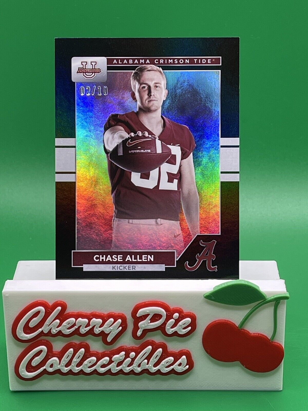 2023 Bowman U Alabama CHASE ALLEN Black Foil 2/10