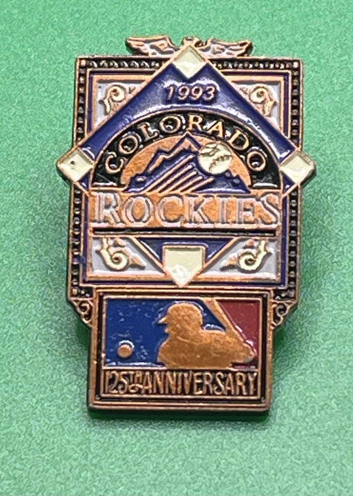 ⚾️ Vintage 1994 MLB 125th Anniversary Colorado Rockies Logo Souvenir Pin