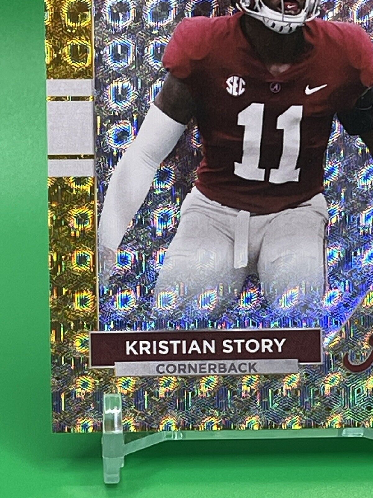 2023 Bowman U Alabama Kristian Story FOILFRACTOR 1/1 Kentucky Wildcats ~READ~