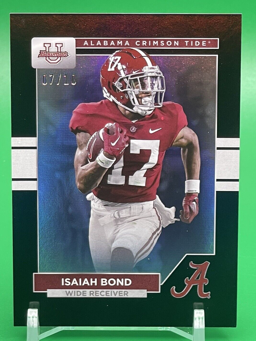 2023 Bowman U Alabama ISAIAH BOND Black Foil 7/10 LONGHORNS