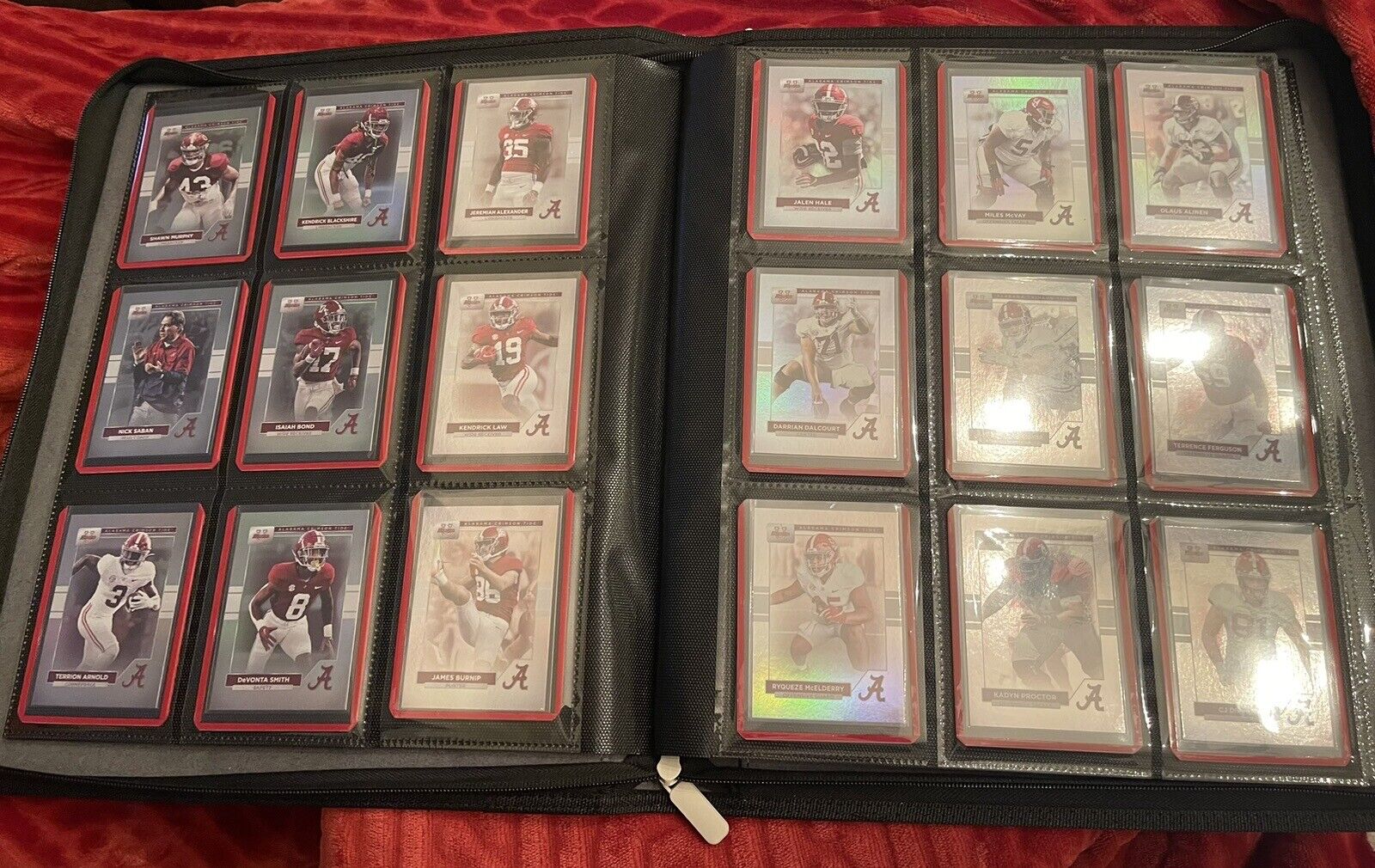 2023 Bowman U Alabama RAINBOW FOIL 100 CARD SET in Binder + FREE AUTO Kool-Aid