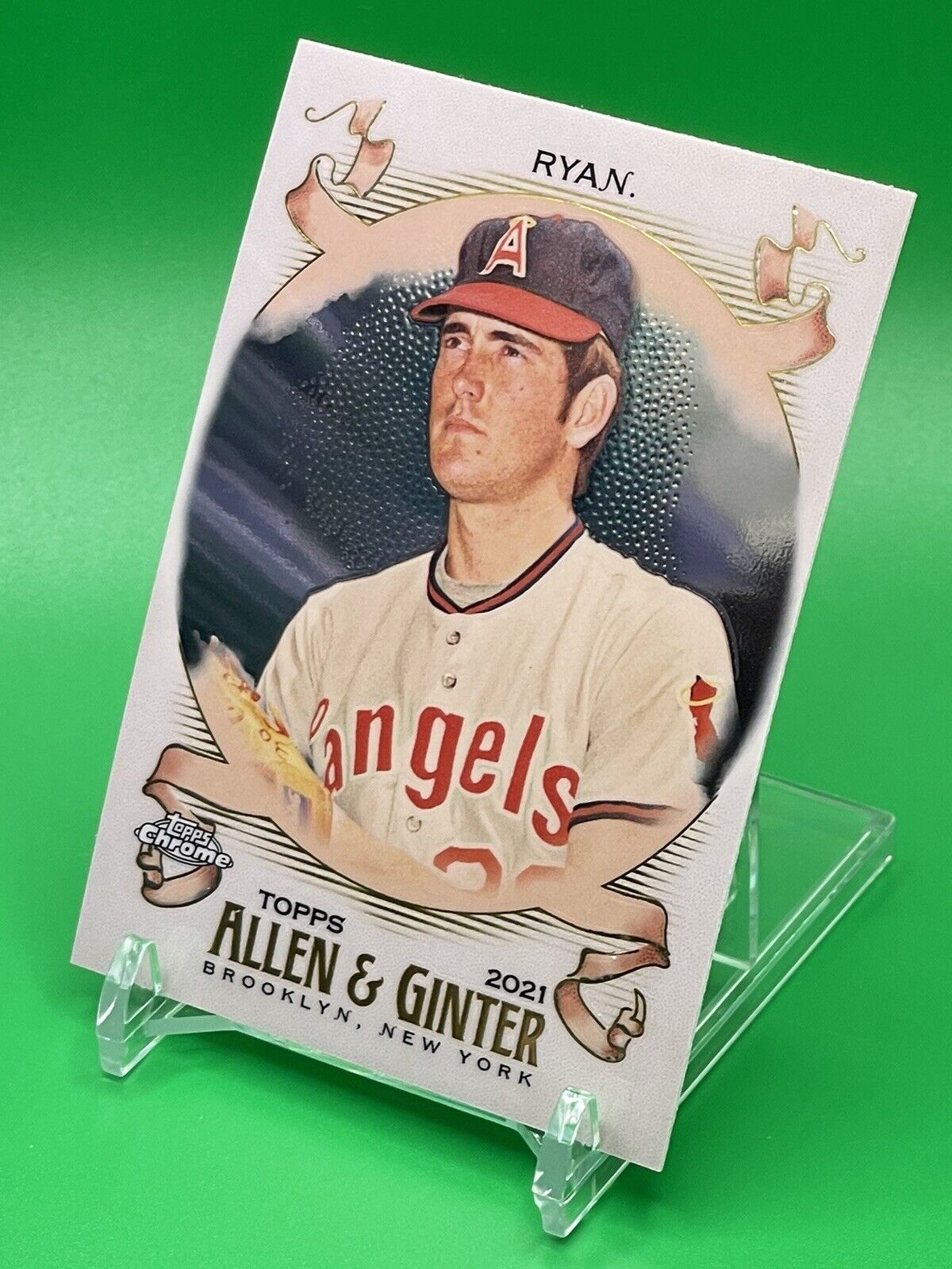 2021 Topps Allen & Ginter Chrome NOLAN RYAN #40 ANGELS