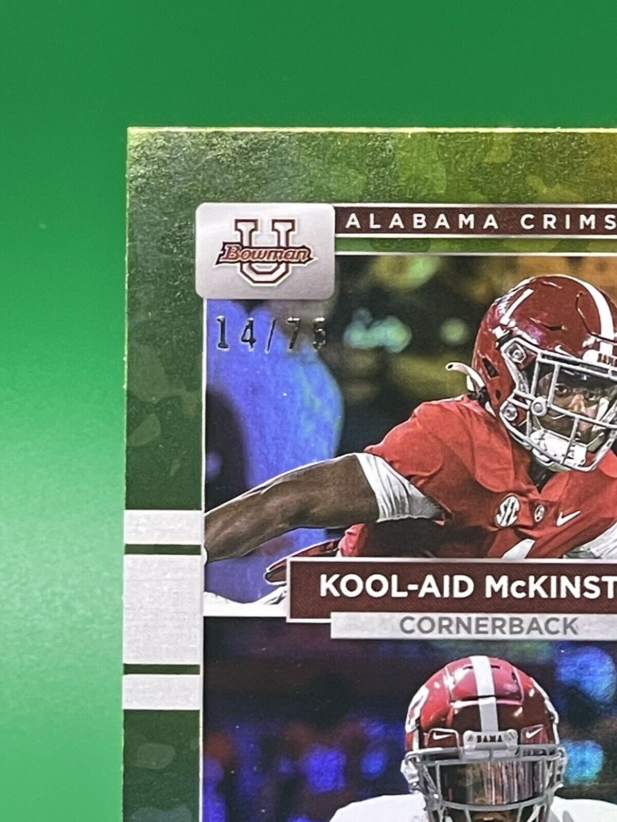 2023 Bowman U Alabama Crimson Tide KOOL-AID MCKINSTRY & MALACHI MOORE Camo 14/75