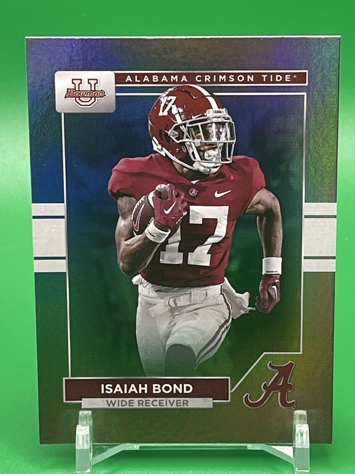 2023 Bowman U Alabama ISAIAH BOND Rainbow Foil LONGHORNS