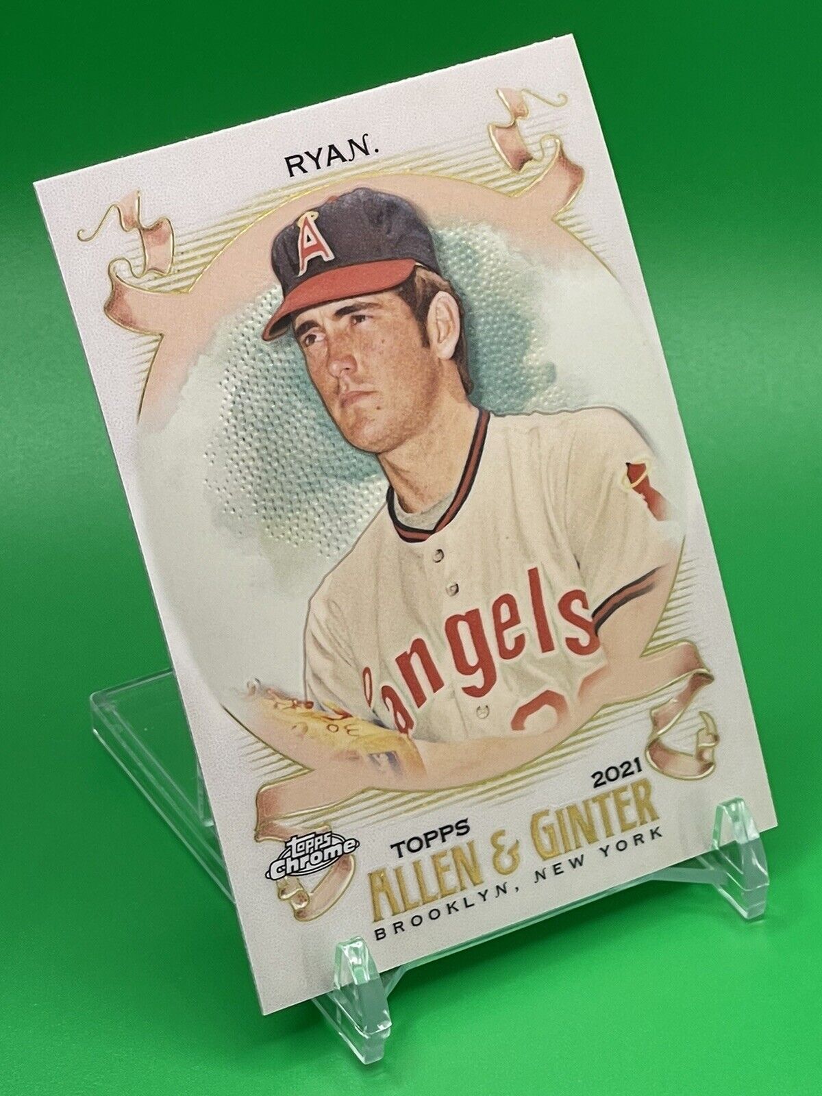 2021 Topps Allen & Ginter Chrome NOLAN RYAN #40 ANGELS