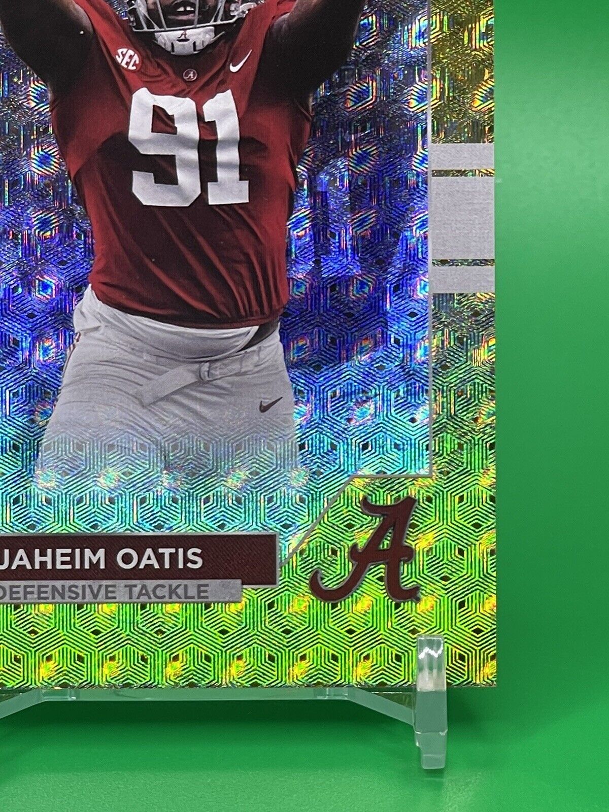 2023 BOWMAN U ALABAMA JAHEIM OATIS FOILFRACTOR 1/1