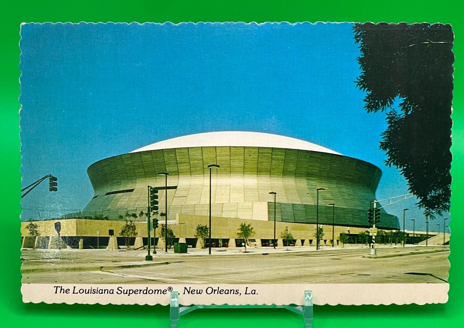 The Louisiana Superdome New Orleans, Louisiana Continental Chrome c1975 Postcard