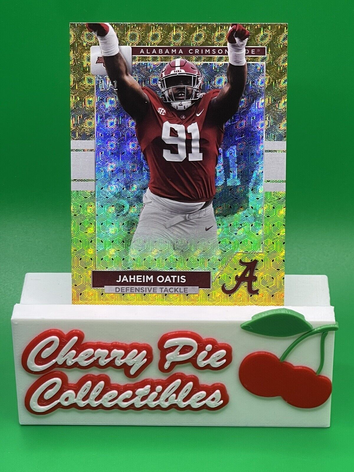 2023 BOWMAN U ALABAMA JAHEIM OATIS FOILFRACTOR 1/1