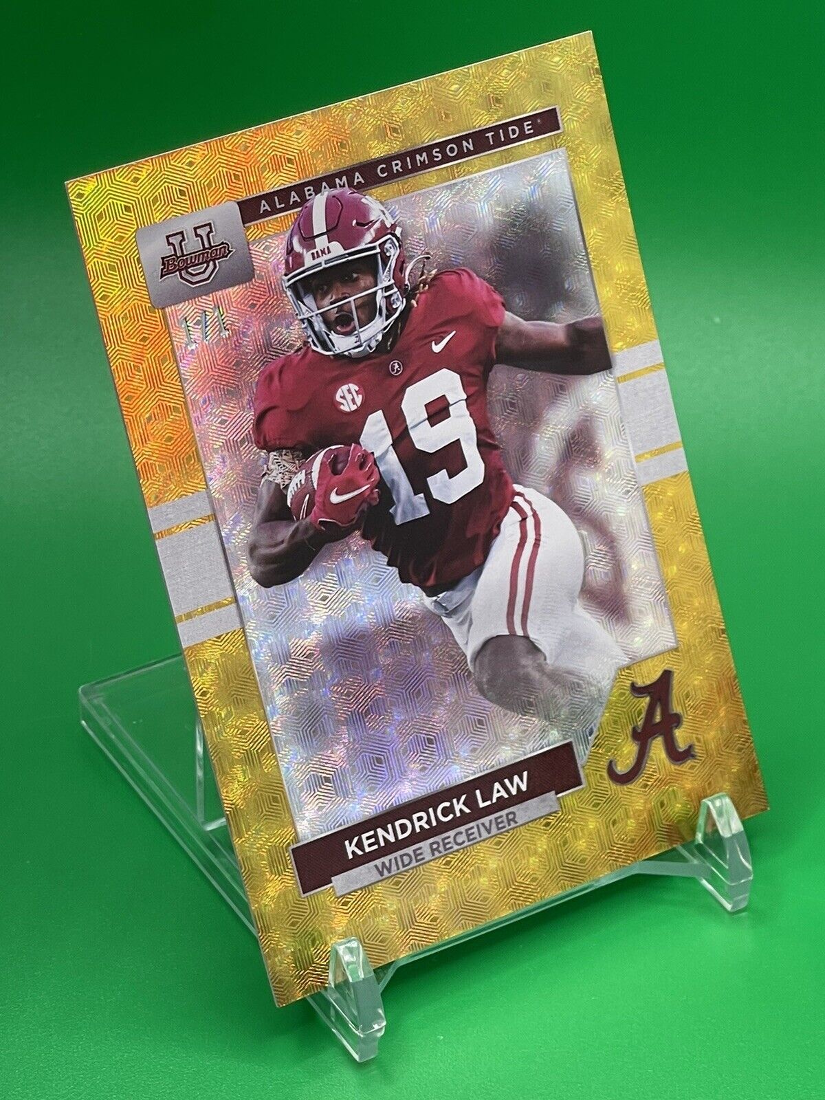 2023 BOWMAN U ALABAMA KENDRICK LAW FOILFRACTOR 1/1