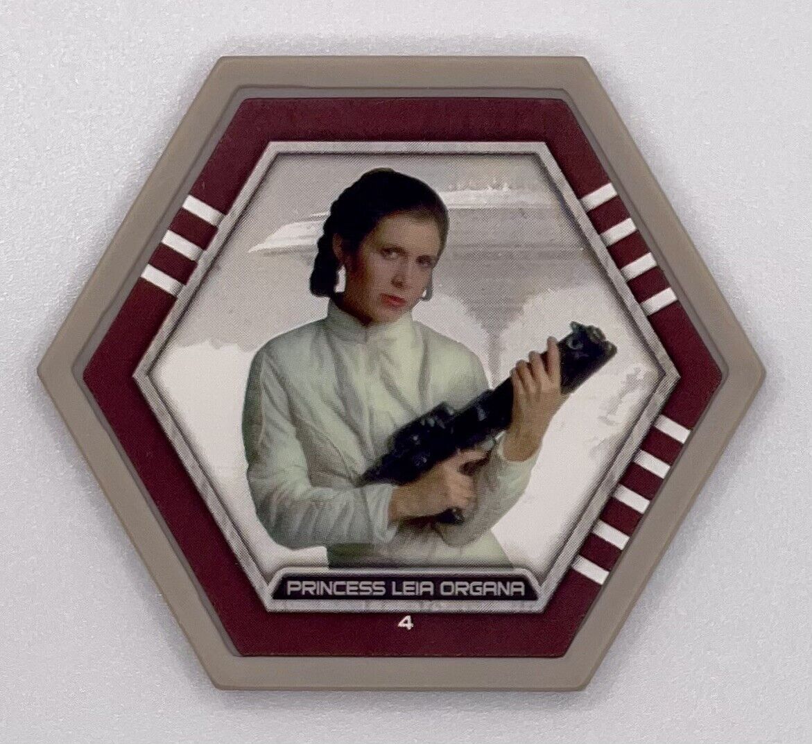 2015 Topps Star Wars Galactic Connexions #4 PRINCESS LEIA ORGANA Common Grey