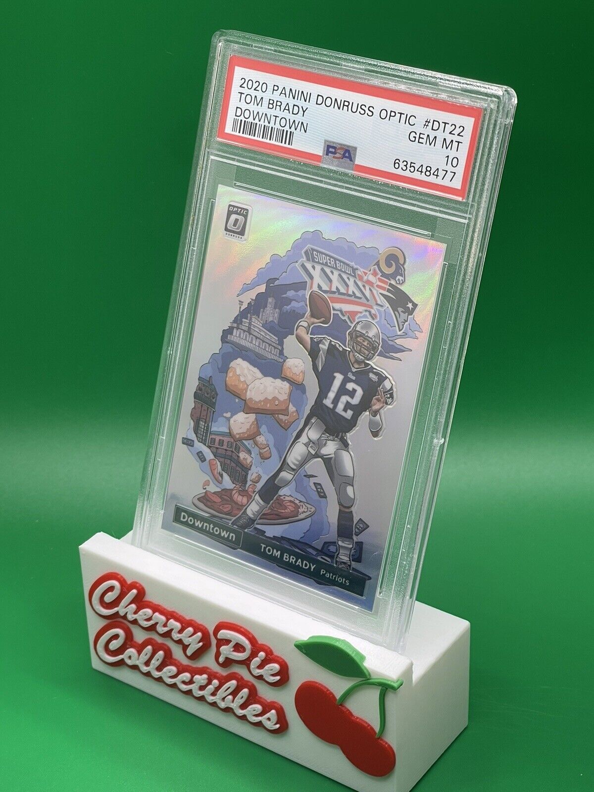 💎 2020 Panini Donruss Optic TOM BRADY Downtown #DT-22 PATRIOTS PSA 10