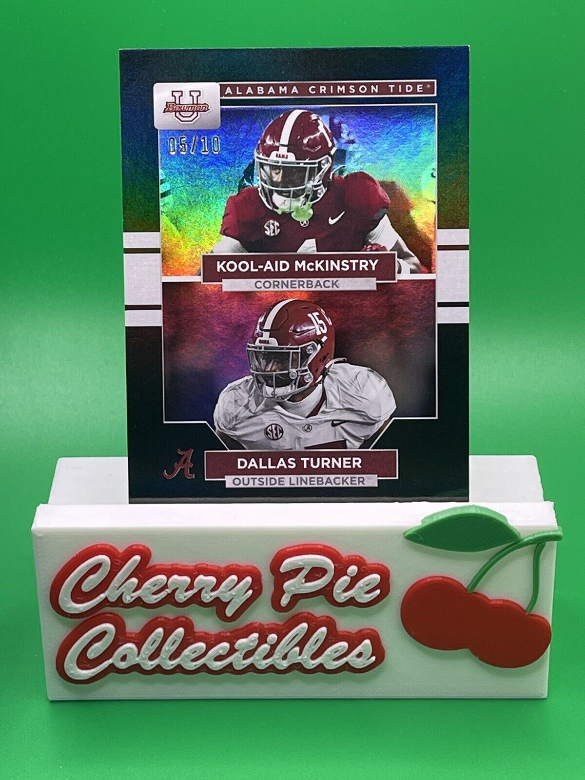 2023 Bowman U Alabama KOOL-AID McKINSTRY & DALLAS TURNER Black Foil 05/10