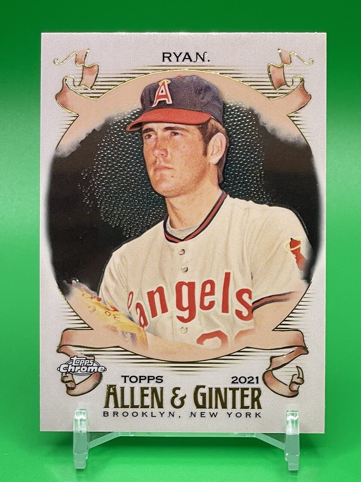 2021 Topps Allen & Ginter Chrome NOLAN RYAN #40 ANGELS