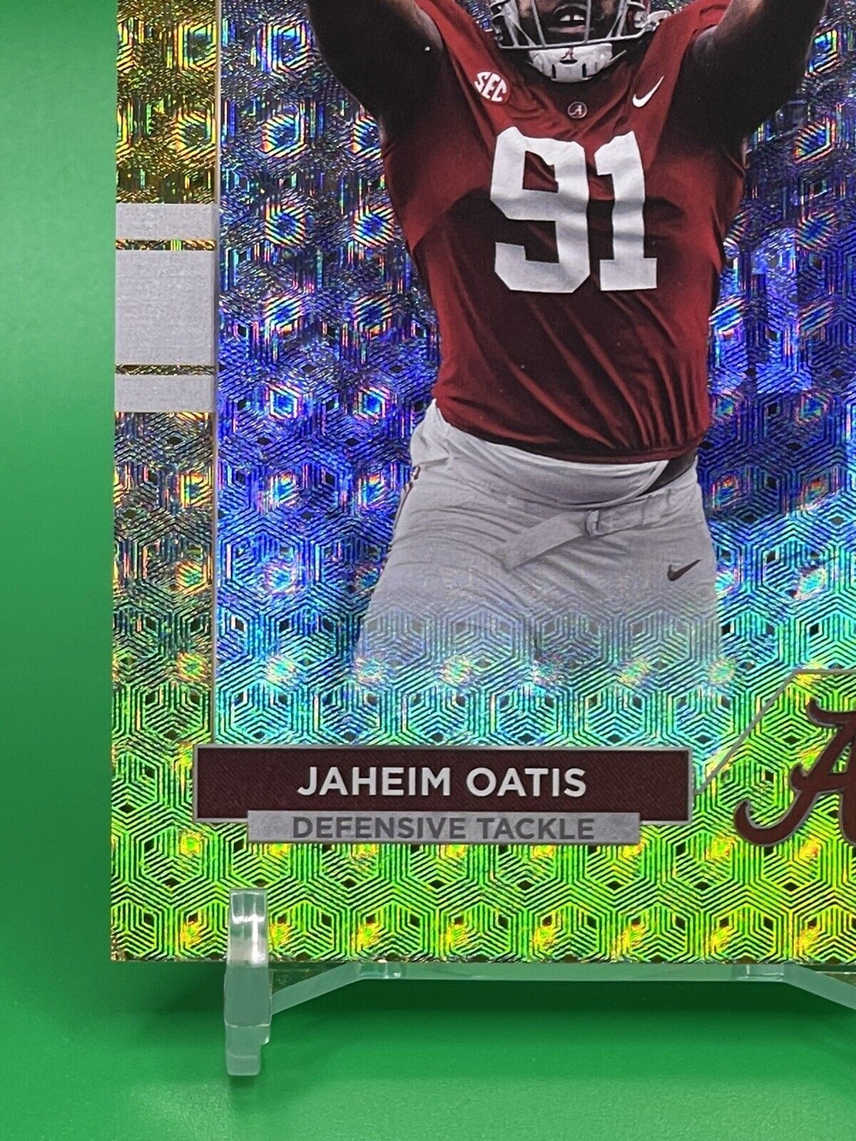 2023 BOWMAN U ALABAMA JAHEIM OATIS FOILFRACTOR 1/1