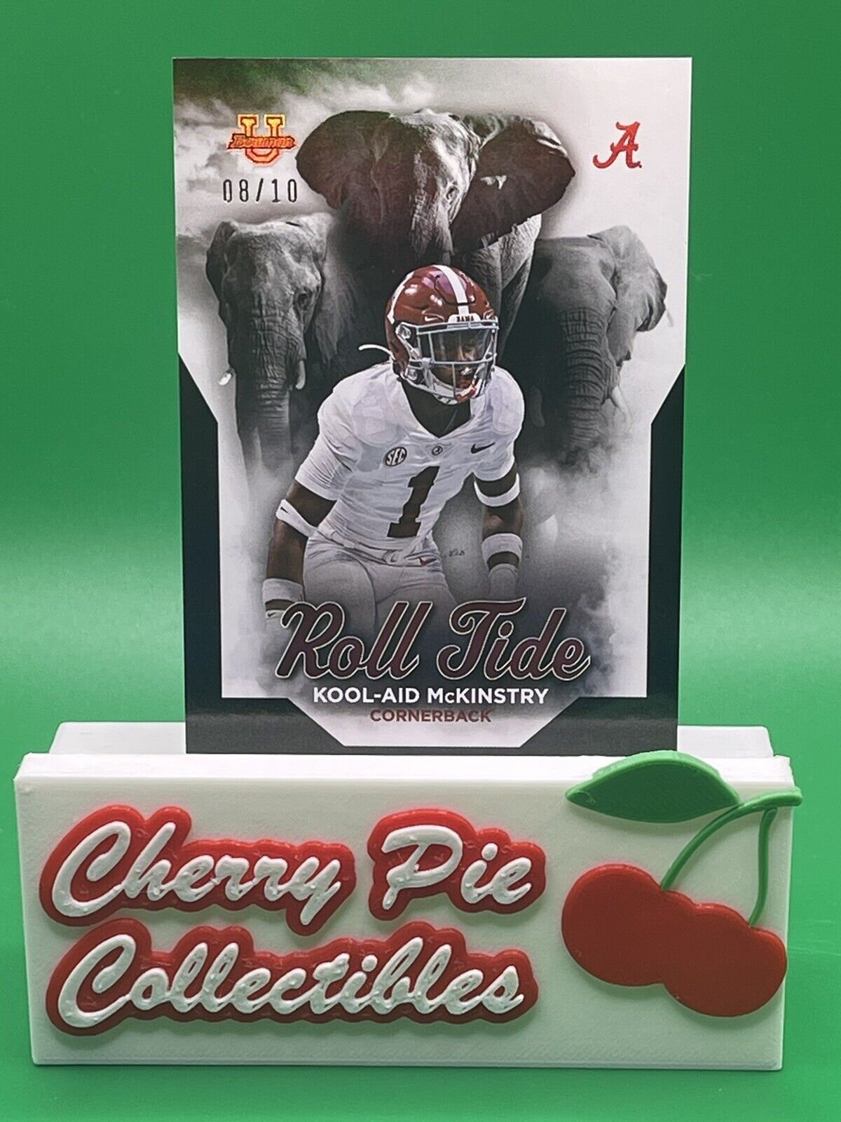 2023 Bowman U Alabama KOOL-AID McKINSTRY ROLL TIDE Black Foil 8/10 SAINTS