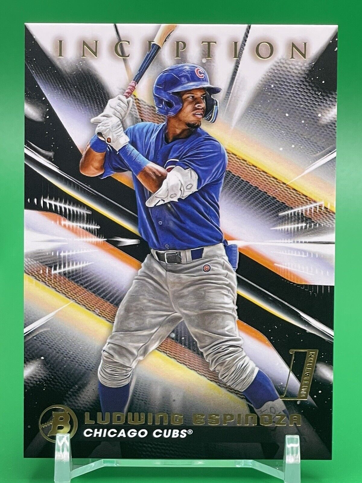 2023 Bowman Inception Initiation LUDWING ESPINOZA #9 Chicago Cubs