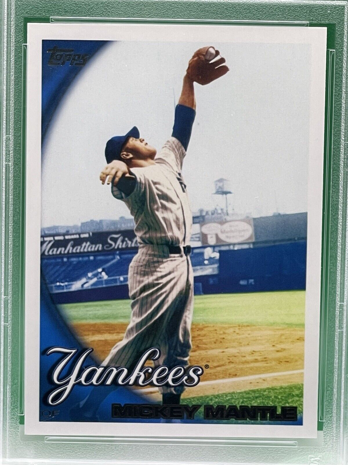 MICKEY MANTLE 2010 Topps #7 New York Yankees PSA 10 GEM MINT