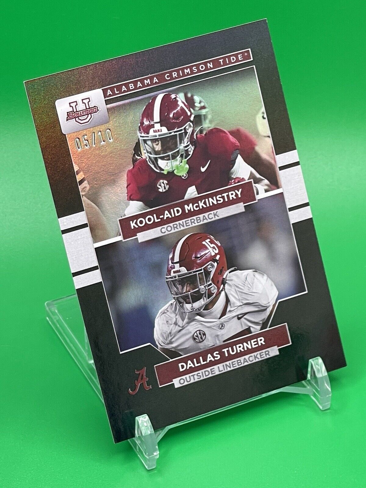 2023 Bowman U Alabama KOOL-AID McKINSTRY & DALLAS TURNER Black Foil 05/10