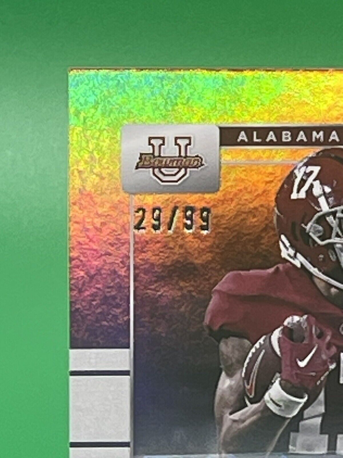 2023 Bowman U Alabama ISAIAH BOND Rainbow Foil AUTO 29/99 LONGHORNS