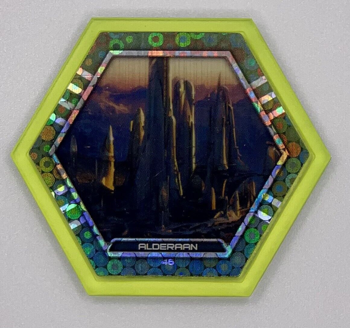 2015 Topps Star Wars Galactic Connexions ALDERAAN ULTRA RARE JABBA SLIME GREEN