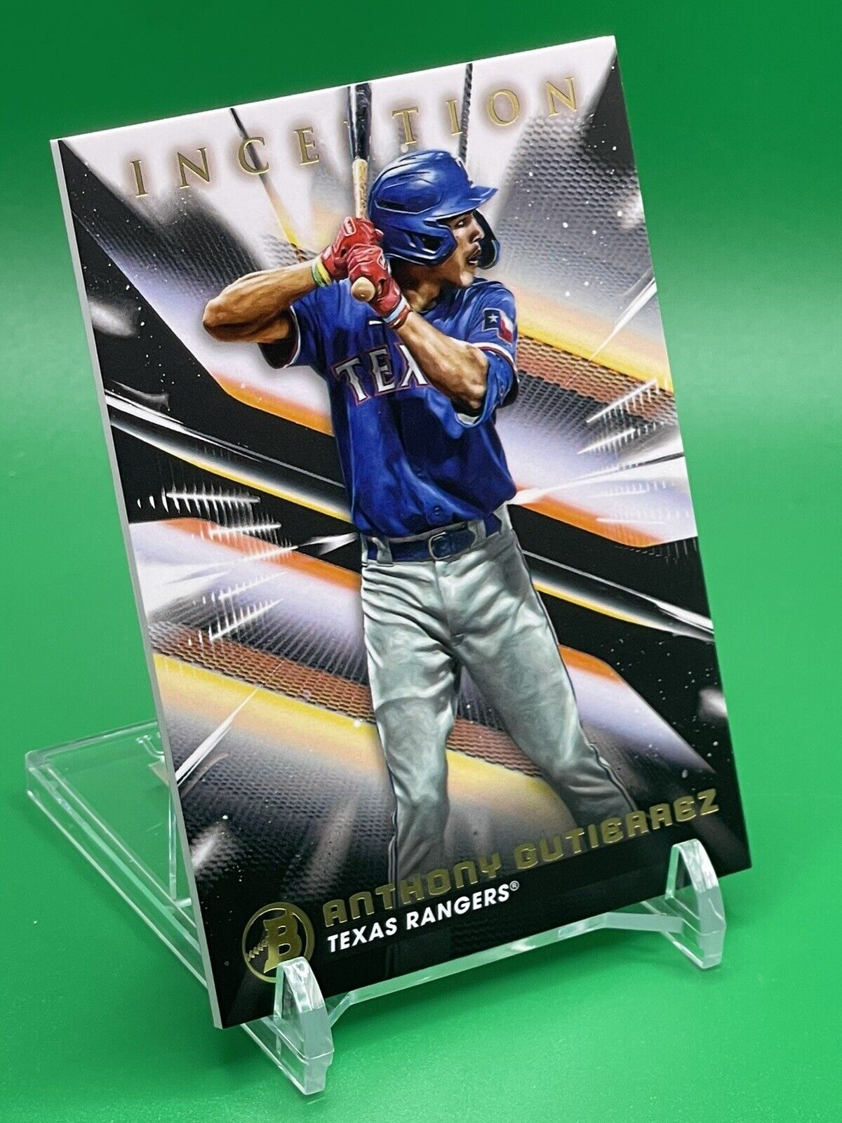 2023 Bowman Inception ANTHONY GUTIERREZ  #91 Texas Rangers