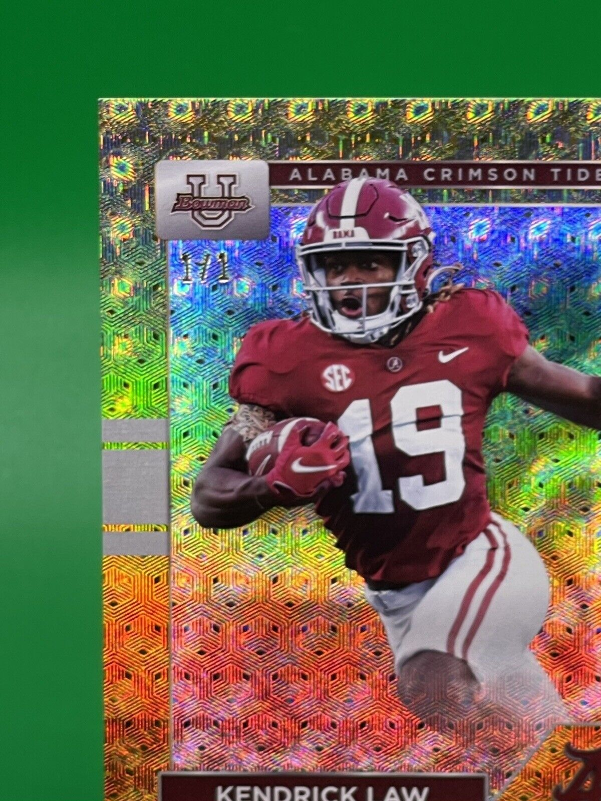 2023 BOWMAN U ALABAMA KENDRICK LAW FOILFRACTOR 1/1