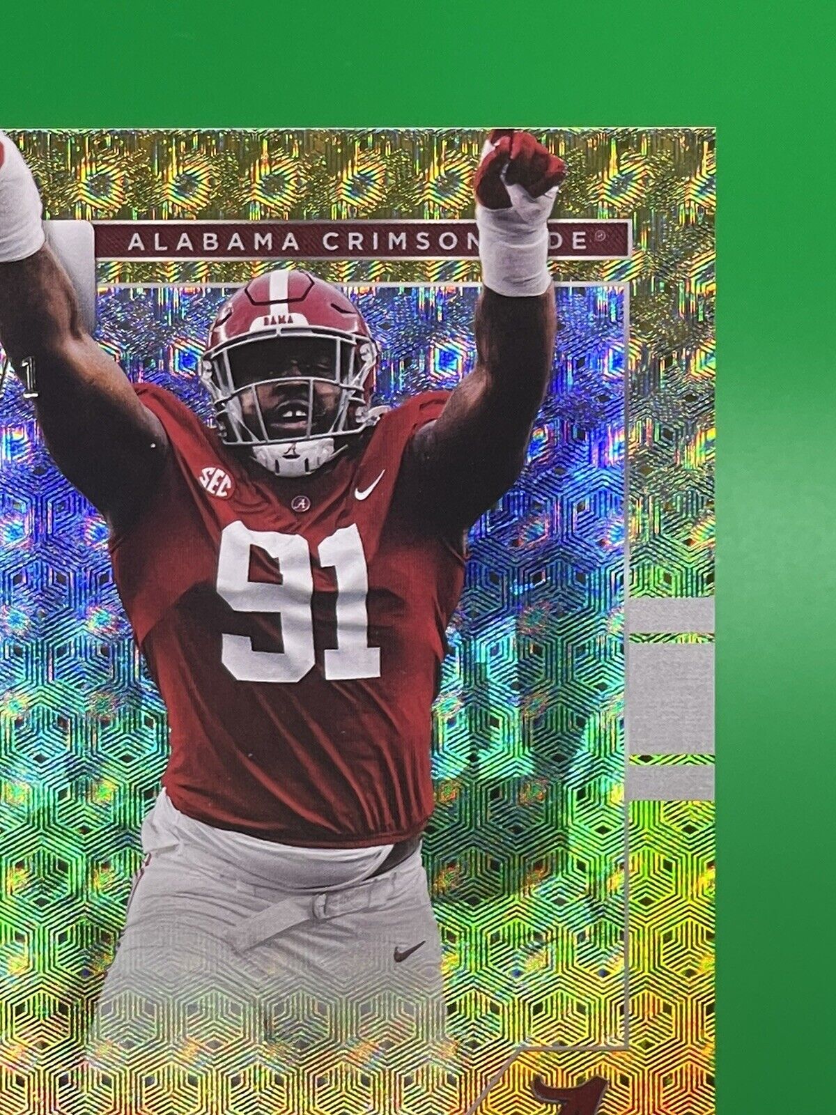 2023 BOWMAN U ALABAMA JAHEIM OATIS FOILFRACTOR 1/1