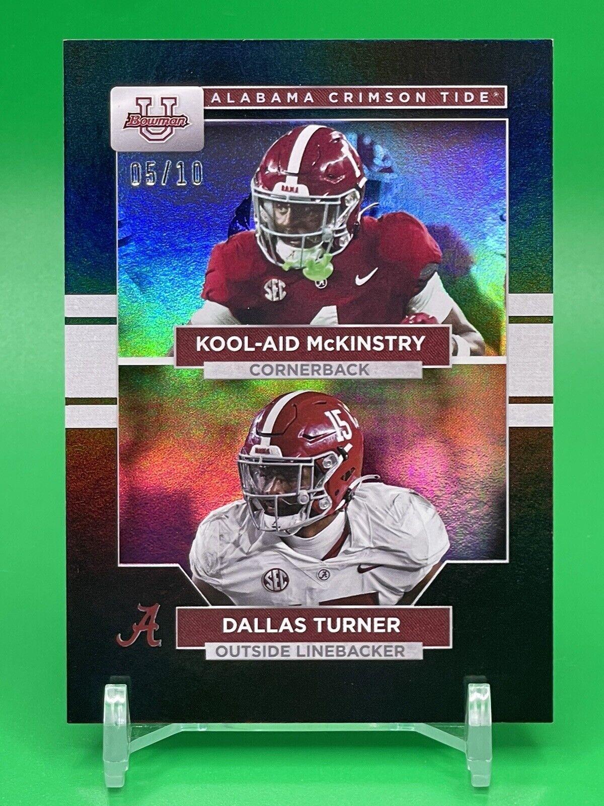 2023 Bowman U Alabama KOOL-AID McKINSTRY & DALLAS TURNER Black Foil 05/10