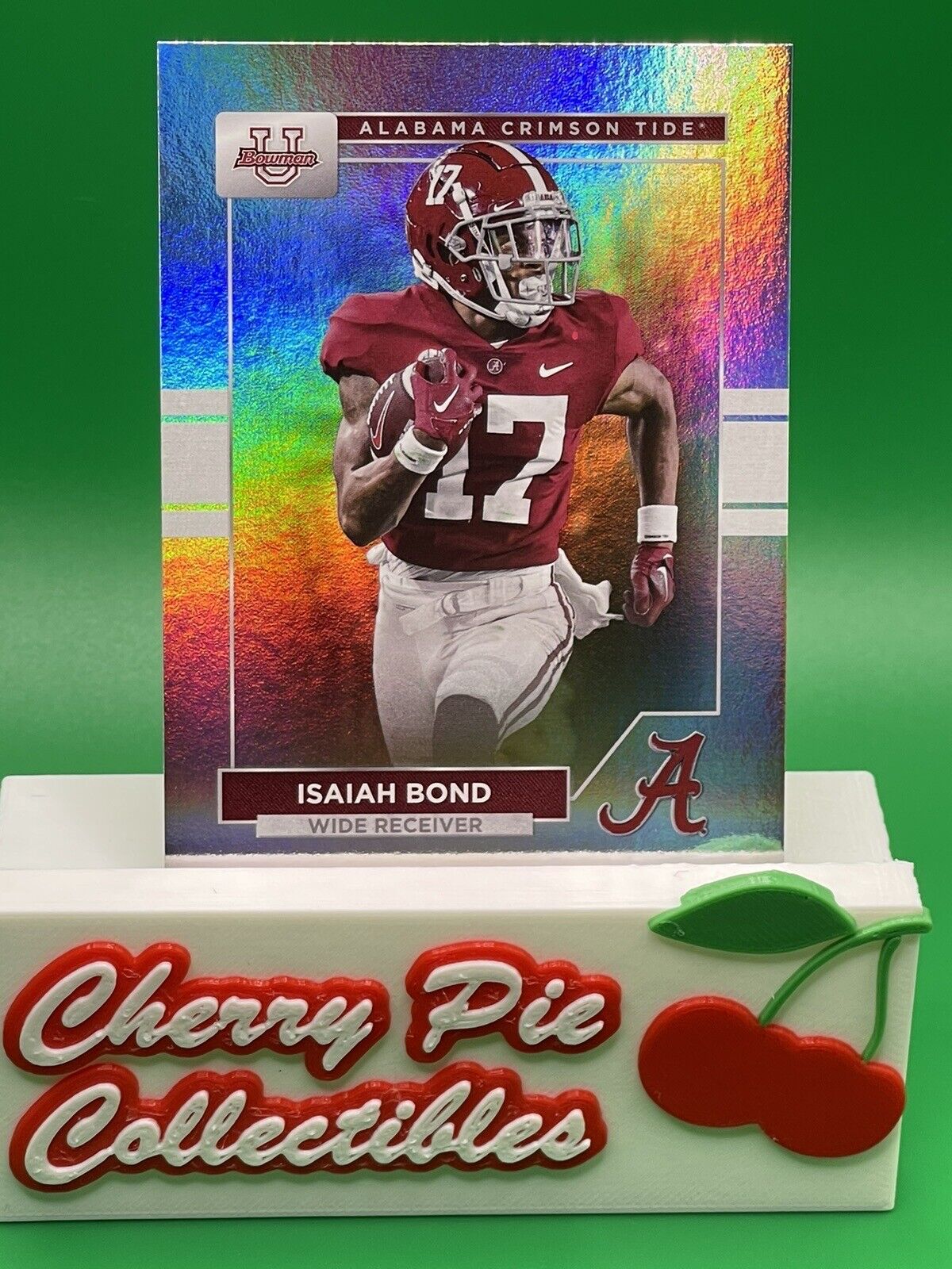 2023 Bowman U Alabama ISAIAH BOND Rainbow Foil LONGHORNS