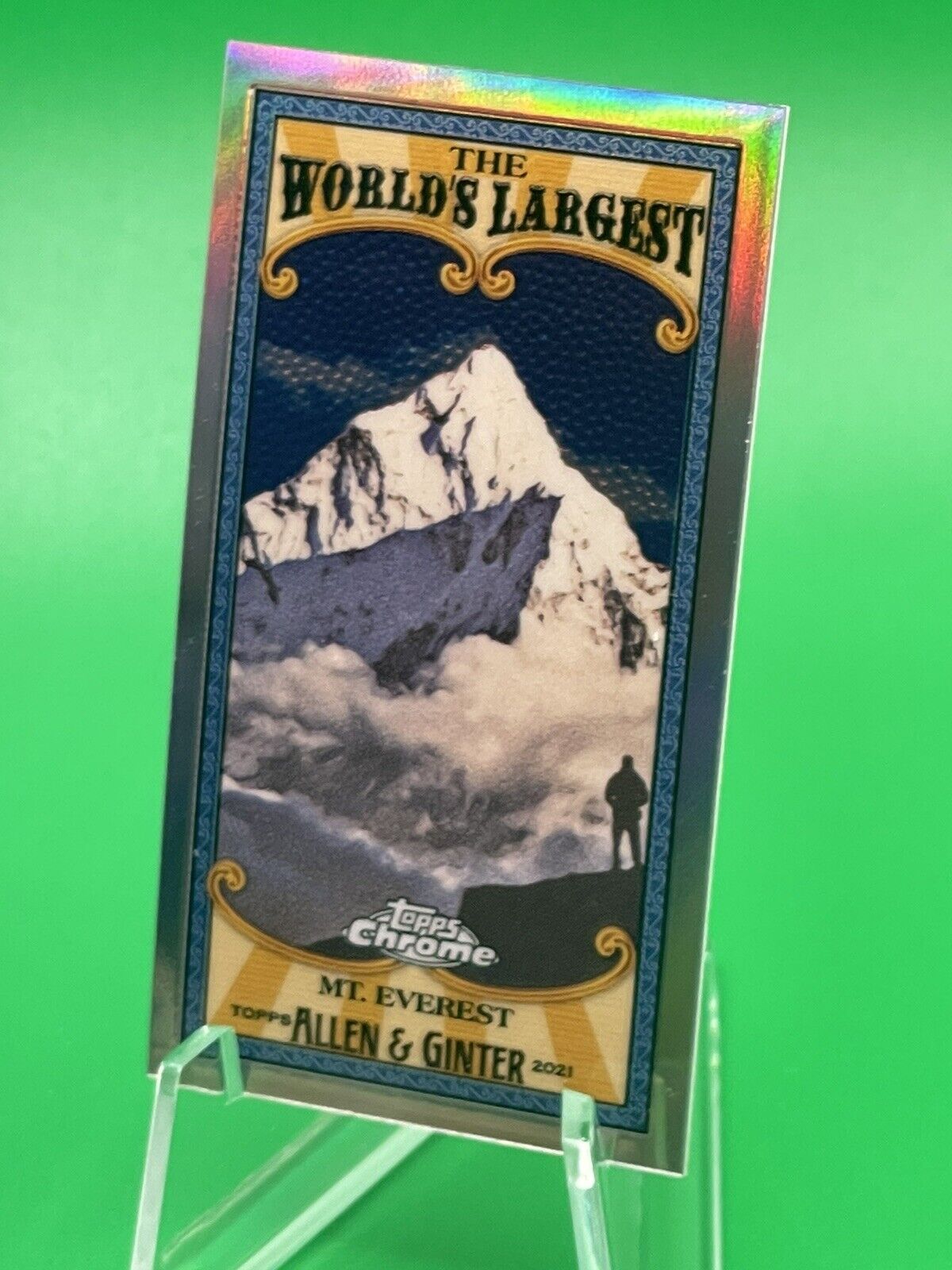 2021 Topps Allen & Ginter Chrome The World's Largest MT EVEREST #MWL-15