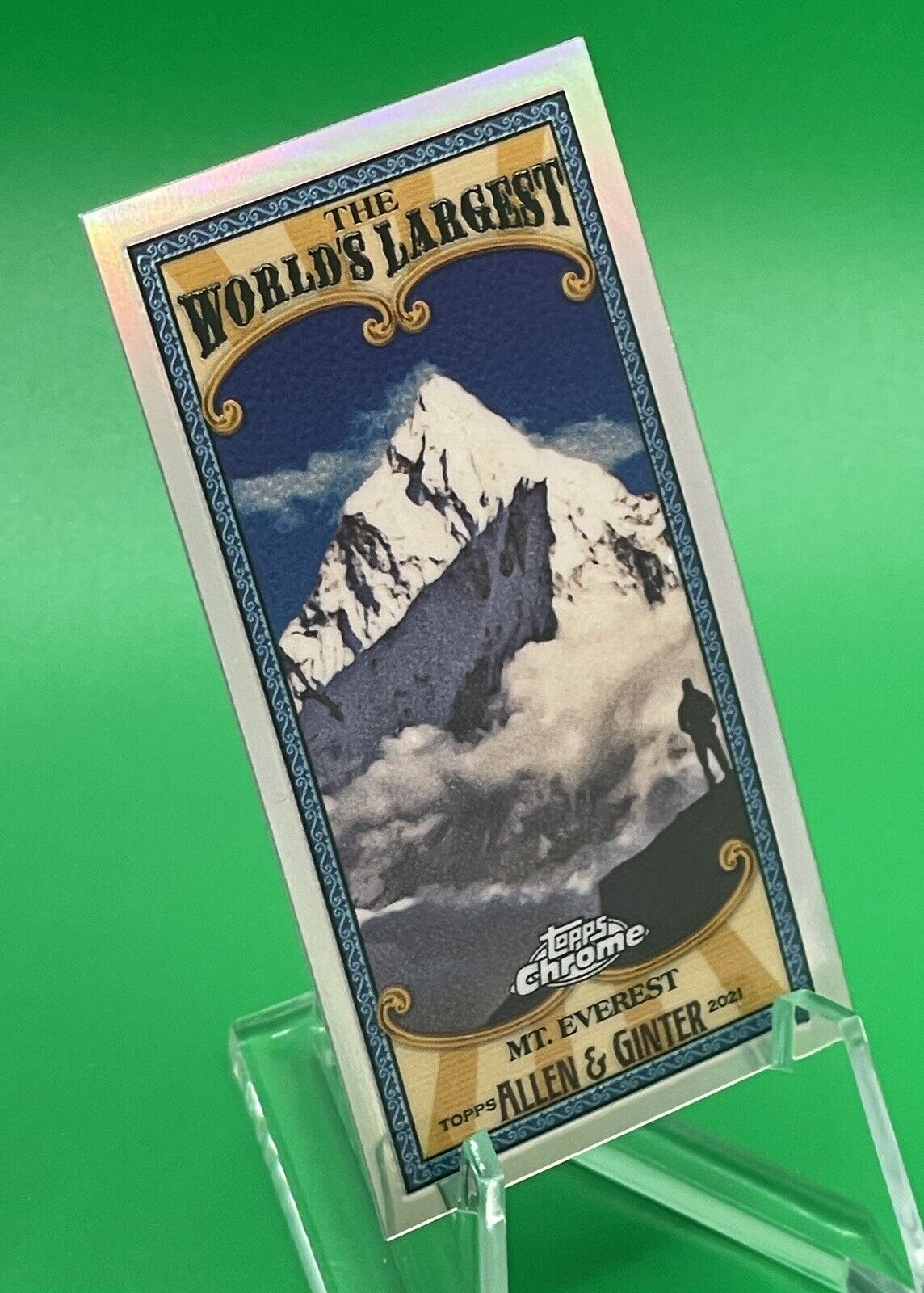 2021 Topps Allen & Ginter Chrome The World's Largest MT EVEREST #MWL-15